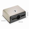 Wall-mounted Bathroom Tissue Dispenser Tissue Box Holder for Multifold Paper