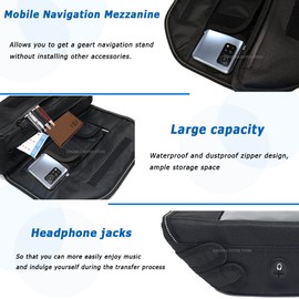 Willis Motorcycle Handlebar Bag for Desert X 2021 2022, Touch Screen Compatible, Waterproof and Dustproof High Capacity Motorcycle Travel Bag