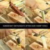 6 Pieces Mini Hand Files Set Wood Rasp with Comfortable