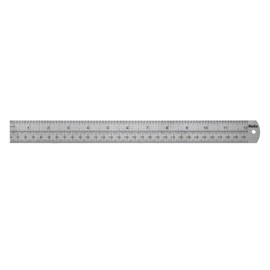 Helix 12 inch 30cm Dead Length Steel Metal Ruler