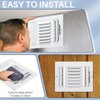 Datanly 6 Pcs Air Ceiling Vent Covers 3 Way Sidewall