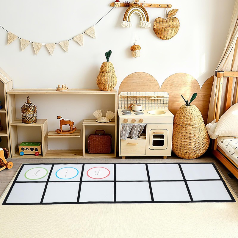 Drydiet Elkonin Box Floor Mat Activity Set Include 1 Mat