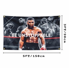 Gym Flag boxing flag 3x5 feet Bedroom flag fitness wall decoration cool and inspiring art wall flag