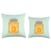 Vitamin D Health Supplement Throw Pillow
