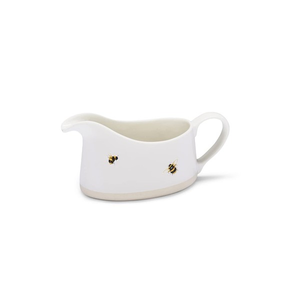 Cooksmart British Designed Ceramic Gravy Boat | Gravy Jug To Match All Kitchen Designs | Gravy Jug Perfect For Family Dinners & Sunday Roast - Bumble Bees