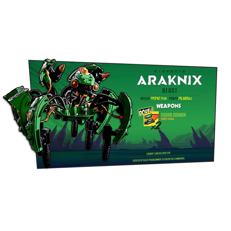 blip toys GIGABOTS BEAST - ARAKNIX