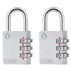 Zarker XD35 Combination Lock, 3-Digit Padlock for School Gym Sports