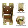 Suiwotin 4pcs Folding Hinge Bracket, Self Locking Hinges 90 Degree