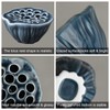 CRAFFANCY Flower Arranging Vase, 1 Piece Lotus Shaped Ceramic Flower