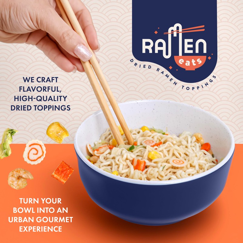 Ramen Eats Classic Seafood Mix with Dried Vegetables for Noodles