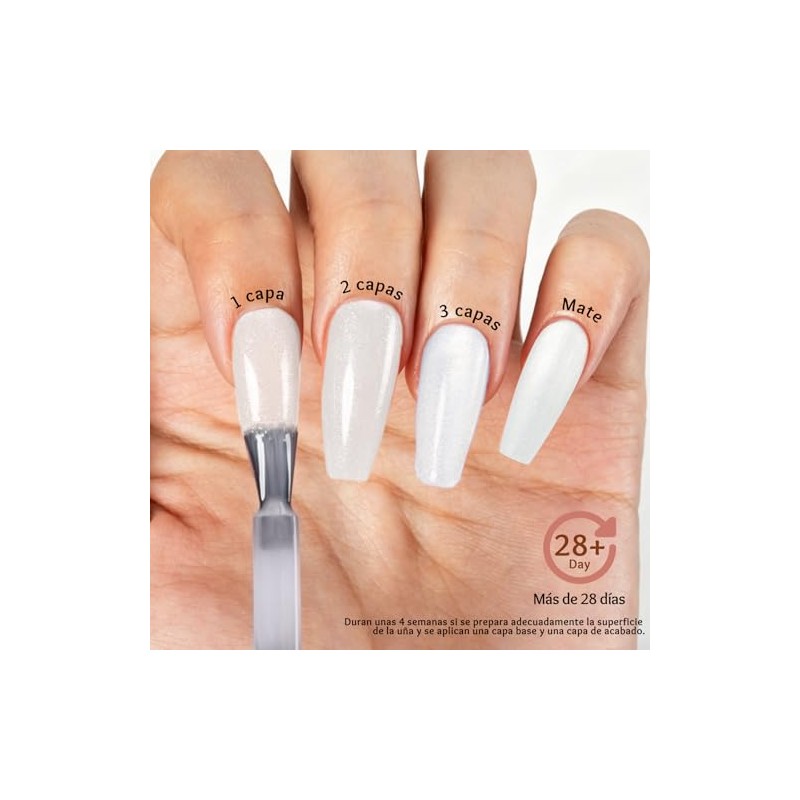 CHERIMOYA Esmalte en Gel Plata Glitter para Uñas 8ml