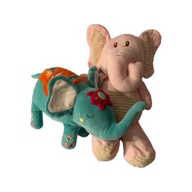 Weighted stuffed animal, plush elephant with 5 lbs, washable buddy