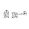 XENOX® Piercing earrings made of high-quality 925 sterling silver with