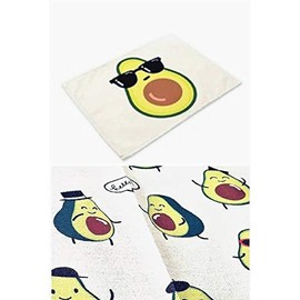 Juego de 4, 2 o individuales de aguacate (amarillo-verde, 2)