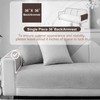 Aucrovee Soft Plush Couch Cover Washable, Non Slip Pluffy Sectional