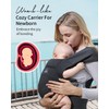 MOMTORY Baby Carrier, Newborn Carrier, Cozy Baby Wrap Carrier, with