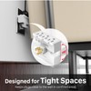 Fosmon 3 Outlet Adapter, 3 Way Rotating Outlet Plug Adapter,