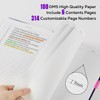 FOCUS DAY Notebook A5 Lined Diary Leather Hardcover 320 Pages
