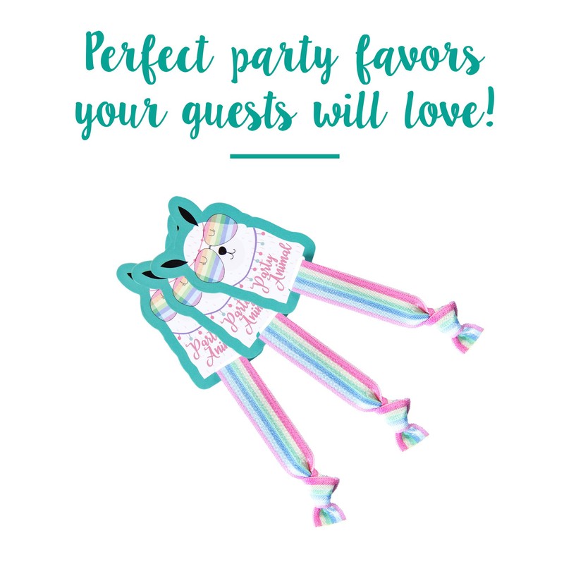 Llama - Lazos para el pelo, Paquete de 12