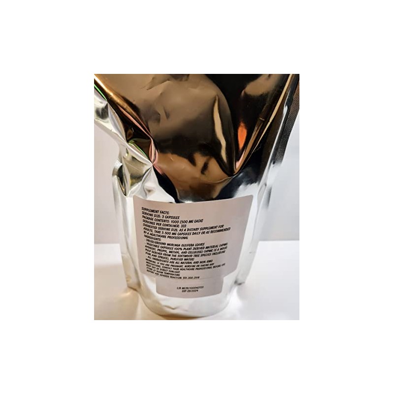 Paisley Farm and Crafts Moringa Oleifera Leaf Capsules Non GMO