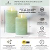 LumiPur Signature Natural Glow Flickering Flameless LED Wax Pillar Candle