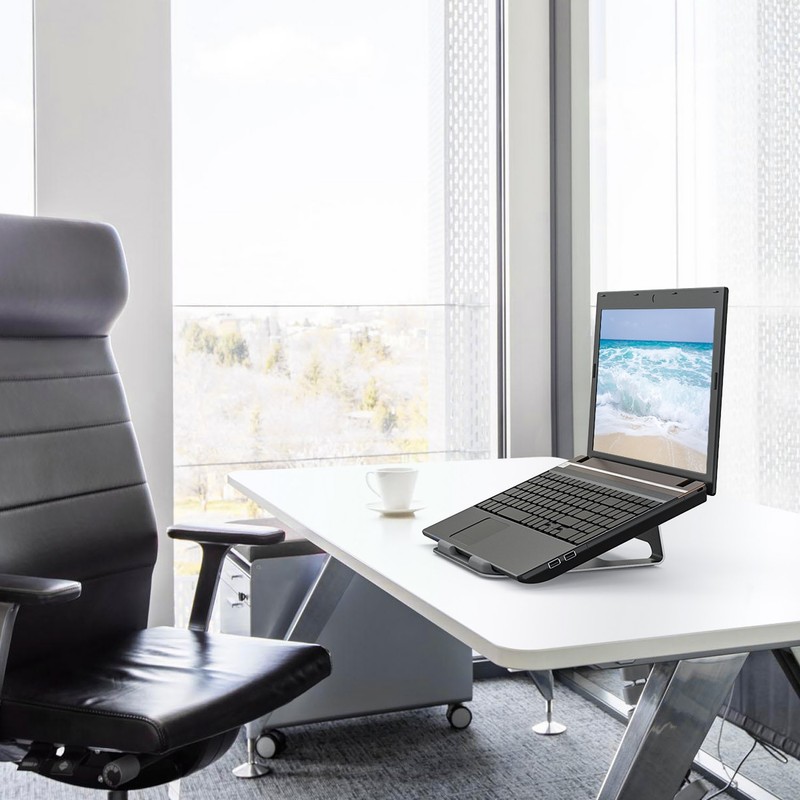 HFTEK - Laptop Notebook Stand for Office and Home, Aluminium