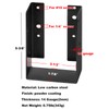 GBGS 6 Pack Concealed Joist Hanger for 4x6 Beam,14 Gauge