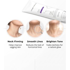 Crema de Cuello con Fullerene y Colágeno, Reafirmante con Rodillo, 20g