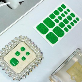 KCLEE Semi cured gel nail strips,Toenail Strips, work with different clothing, Careful production,Exquisite design and Long Lasting (ZXJ-038)