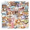 Bubaxuce Funny Baking Stickers 100 Pieces Realistic Transparent Bakery PET