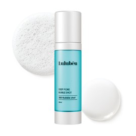 K-Beauty - Ampolla Deep Pore Bubble Shot, suero de preparación de poros profundos con espícula de cristal, PDRN y azuleno, sistema de 300 disparos para una piel más suave y clara