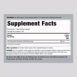 Piping Rock SOD Superoxide Dismutase | 300 mg | 180 Capsules | Non-GMO | by Piping Rock