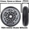 AOWISH Inline Skate Wheels Outdoor Asphalt Formula Aggressive Roller Blades