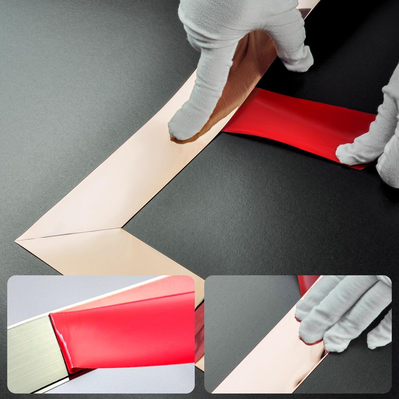 Self-Adhesive Stainless Steel Wall Trim, Flexible Molding & Wall Trim,Peel
