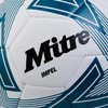 Mitre Impel L30P Football, Highly Durable, Shape Retention, White/Green, 4