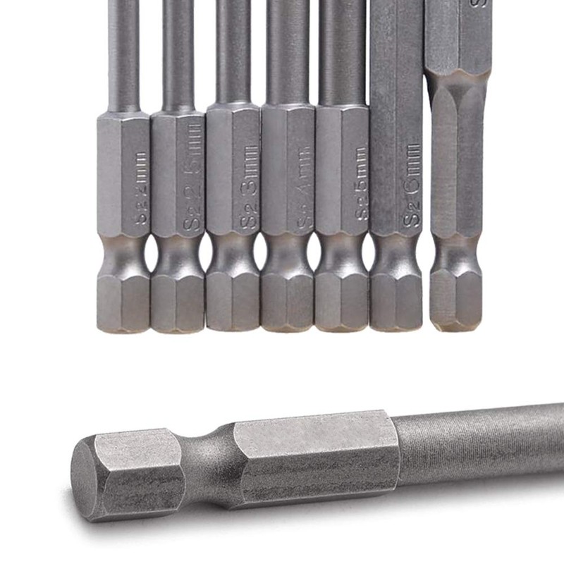 Saipor 7-Piece Ball Point Bit Set, Spherical Driver Bit, S2