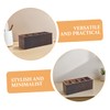 COHEALI Cosmetic Storage Box Wooden Makeup Brush Holder Organizer Desktop