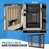 RVSNAIL Upgraded Steel RV Screen Door Protector Grille - Lightweight