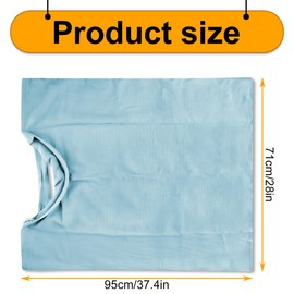 Thyonta Breathable Cotton Nursing Cover Adjustable Outdoor Breastfeeding Shawl Lightweight and Versatile for Modesty and Comfort During Nursing (71 * 95cm)