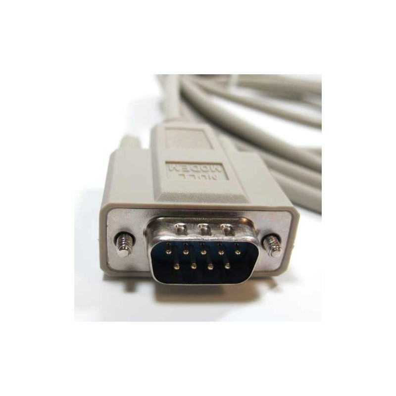 SF Cable, 10ft DB9 M/F Null Modem Cable