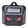 2pcs Animal Repeller Red LED Strobe Lights Waterproof Design Solar