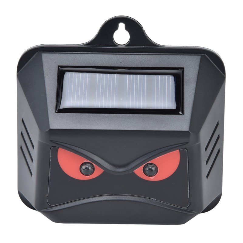 2pcs Animal Repeller Red LED Strobe Lights Waterproof Design Solar