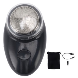 Beard Trimmer Professional Stylish Small Portable Efficient Rechargeable Precise Trim Electric Barber Clipper for Home Travel Salon Matte Black