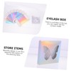 Minkissy 30pcs Creative False Eyelash Packaging Box Window Portable and