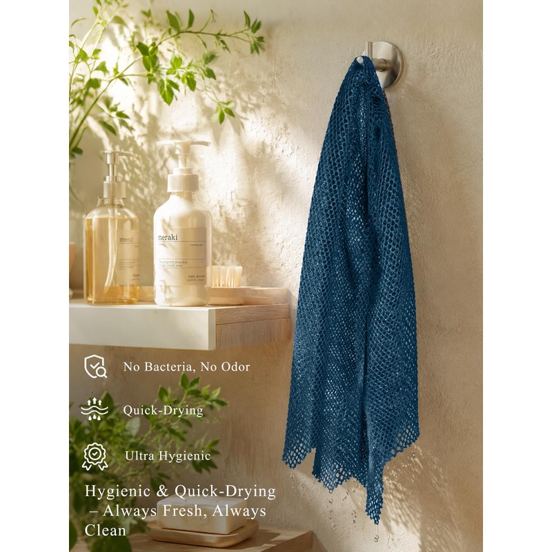 4 Pack African Net Sponge, African Exfoliating Net for Body