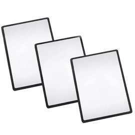 YiXuTag 3 x Magnifying Glass for Full Pages Fresnel Lens Magnifying Glass 3X (300%) for Seniors and for Reading, Jewellery, Books, Magnifying Glass, 3 x Reading Magnifying Glass 18 x 12 cm