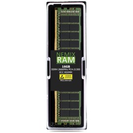 NEMIX RAM 16GB (1X16GB) DDR4 2666MHZ PC4-21300 2Rx8 1.2V 288-PIN ECC RDIMM Registered Server Memory Compatible with Dell PowerEdge T440 Tower