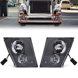 SEPEY Fog Lights for 2003-2017 Volvo VNL VNM, Fog Lamps with Dual Bulbs, Driver and Passenger Side