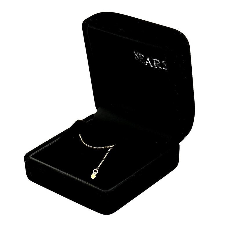 Sears Adjustable Chain, Slide Type, Necklace, 3.9 inches (10 cm),