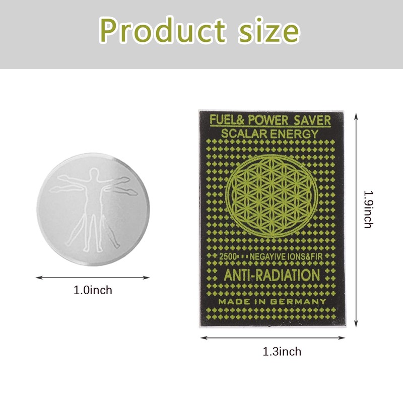 Eowppue 12pcs Radiation Protection Phone Stickers - EMF Blocker for